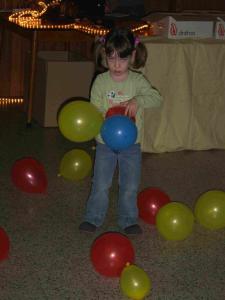Roxanneke met ballonnen