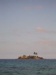 Mini-eiland bij Yaqeta Isl.